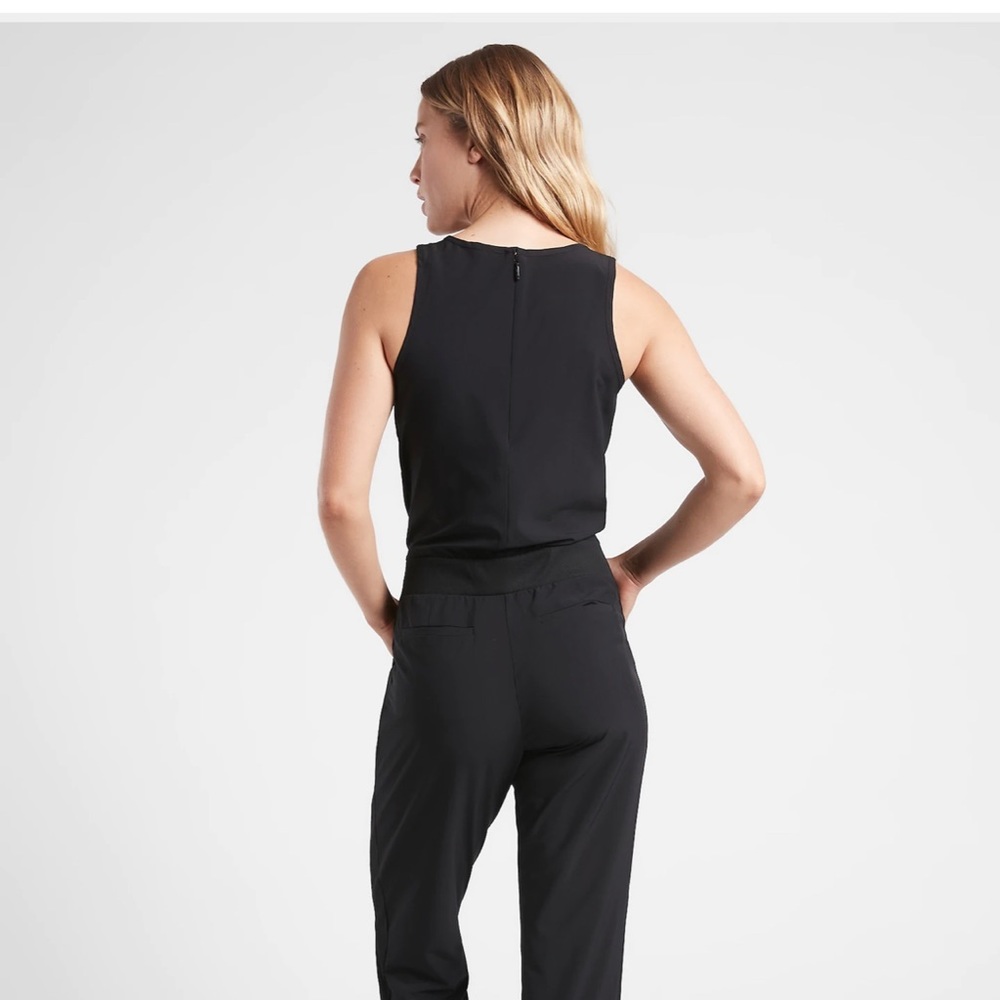 Athleta NWT black jumpsuit 6 petite